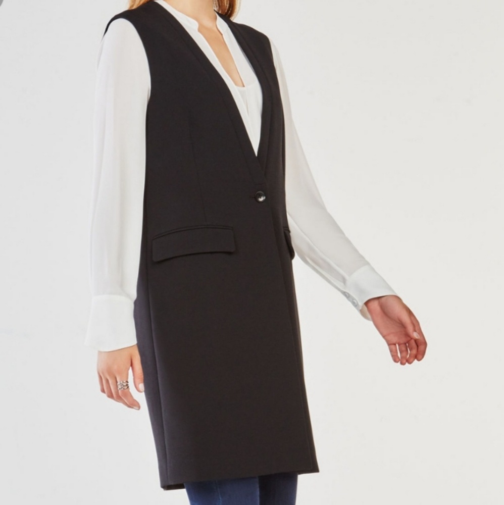BCBG Maxazria Long vest